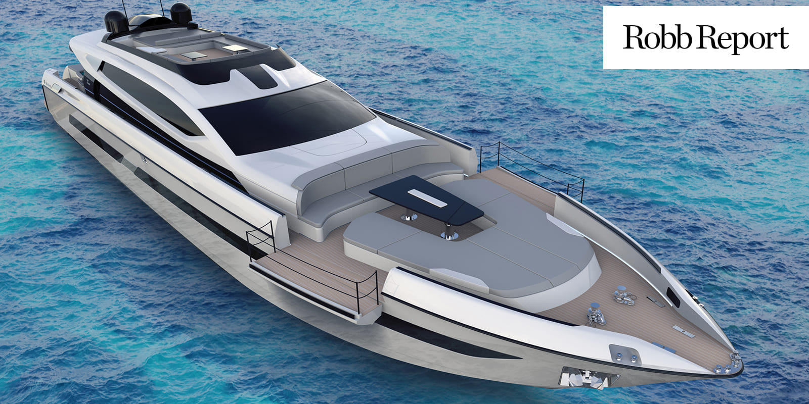 New 115-Foot Superyacht Can Reach a Blistering 44 Knots on the Water